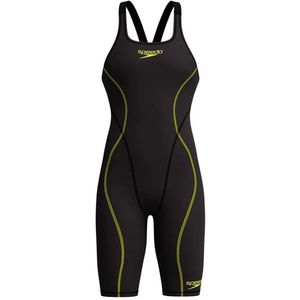Speedo Fastskin Hyperspark Solid Openback Kneeskin Zwemkleding Zwart UK 24 Vrouw