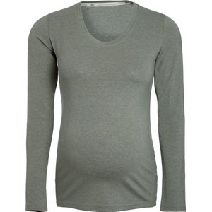 Baby's Only Zwangerschapstop lange mouw Glow - Zwangerschapsshirt gemaakt uit 96% viscose en 4% elastaan - Longsleeve dames - Urban Green - M