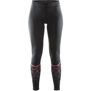 Craft Runningbroek Devotion Dames - Zwart/roze