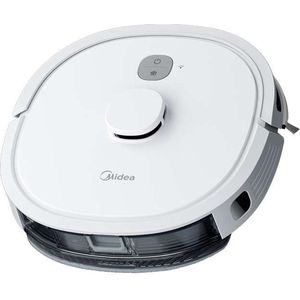 Midea M6 - Robotstofzuiger Huisdieren Extra Laag - Robot Vacuum Cleaner Slimme Navigatie - Dweilrobot Met App - Wit