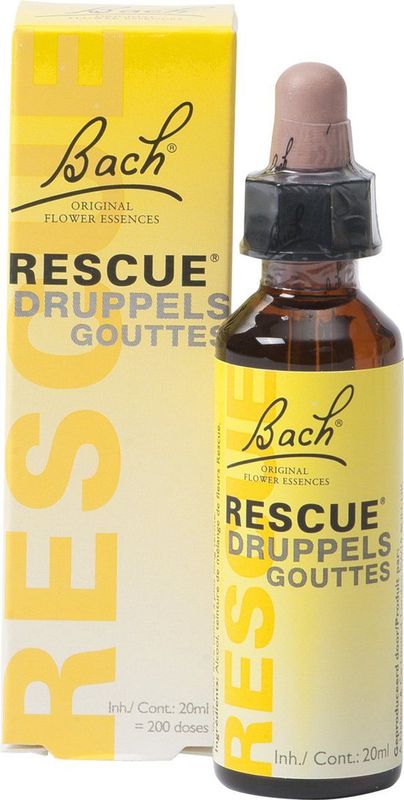 Bach - Rescue Druppels - Bloesemremedie - Natuurlijke Samenstelling