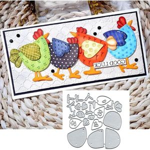 Metalen Snijmallen voor Scrapbooking - Ideaal voor Moederdag en Afstuderen - Geschikt voor Papier, Card Stock, Leer en Embossing - DIY Craft Album Maken