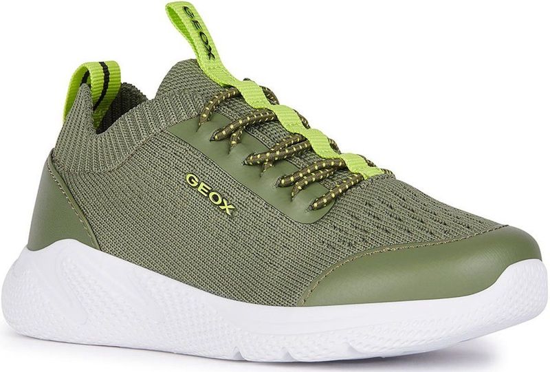 Geox - Sprintye - Sneakers - Blauw - Gebreide Stof