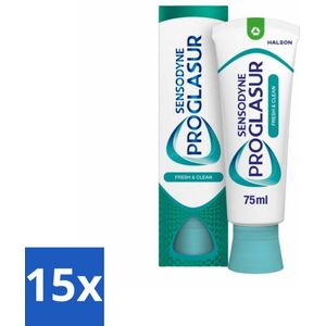 Sensodyne - Tandpasta - Pro Glasur - Fresh & Clean - 75ml x 15
