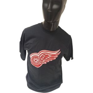 DETROIT REDWINGS-T-SHIRT-BLACK-2XL