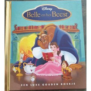 DISNEY Een Luxe Gouden Boekje - Belle en het Beest