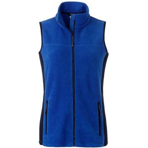 James and Nicholson Dames/dames Workwear Fleece Bodywarmer (Royal Blue/Navy)