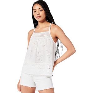 Superdry - Vintage Woven Lace - Mouwloos T-shirt - Wit
