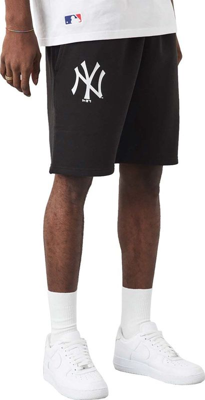 New Era - Korte Broeken - Grijs - Fleece - New York Yankees Logo