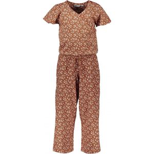 Moodstreet Meisjes jurken & tunieken Moodstreet MT jumpsuit AO min flower Toffee 86/92