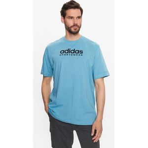 Adidas - Shirt All SZN Graphic Tee - Blauw - Heren