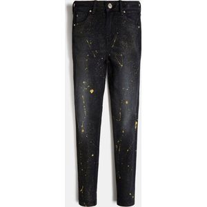 Guess Skinny Jeans Zwart Glitter - Maat 128