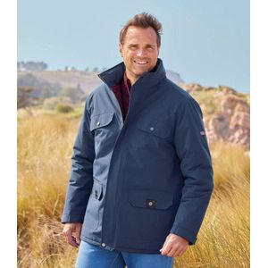 ATLAS FOR MEN – Waterdichte Herenparka – Warme Parka met Meerdere Zakken – Parka met Geïntegreerde Capuchon – Verkrijgbaar in Grote Maten - 4XL