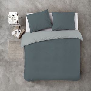 Byrklund Dekbedovertrek Side Way - 155x220 - 100% Katoen - Groen / Jade