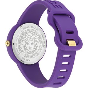 Versace Medusa Pop VE6G00823 Horloge - Siliconen - Paars - Ø 39 mm