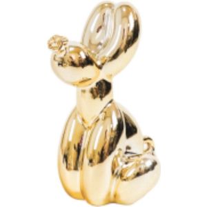 Ballon hondje goud - zittend
