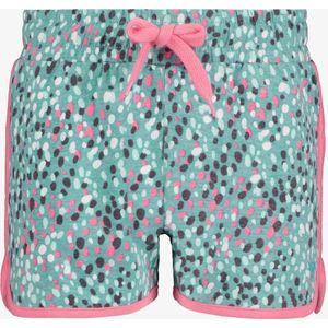 Osaga meisjes sweat short met stippen blauw - Maat 164