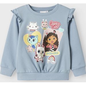 Gabby's Dollhouse - Sweatshirt - Lange Mouwen - Ronde Hals - Met Ruches