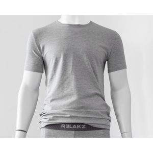 RELAKZ | BAMBOE KATOEN | T-shirt Round Neck - Extra Lang (2-pack)