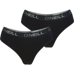 4-Pack O'Neill Dames Brazilian Ondergoed 803002-6969 - Zwart - Maat XL