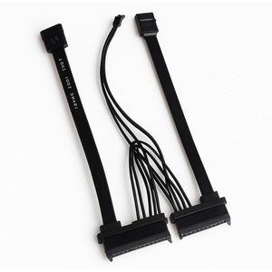 Premium - SATA Y-kabel voor ZimaBlade - Krachtige verbinding - Ondersteunt 2 harde schijven - Overdrachtsoptimalisatie