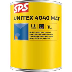 SPS Unitex -4040- muurverf mat -1 liter