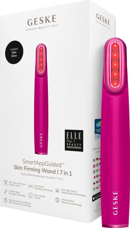 GESKE - Skin Firming Wand - Huidverzorgingstool - 7 in 1 - MicroCurrent Facelift