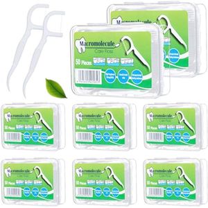 Tandzijde Flos 400 Stuks - Y-Vormig Design Met Tandenstokerhouder - Wegwerpbare Tandzijdesticks Voor Optimaal Tandenreiniging