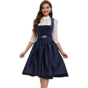 Elegante Midi Dirndl Voor Dames - Traditioneel en Modern