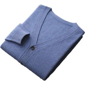 Heren kasjmier trui vest voor herfst en winter