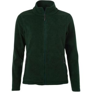 James and Nicholson Dames/dames Fleece Jasje (Donkergroen)