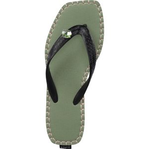 Uzurii Stitched by S Mid Heel - Groen