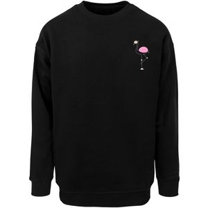 Merchcode Flamingo Sweat Crewneck MP5012649 Black-L