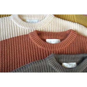 Uwaiah oversize knit sweater -Mister Olive - Trui voor kinderen - 80/9-12M