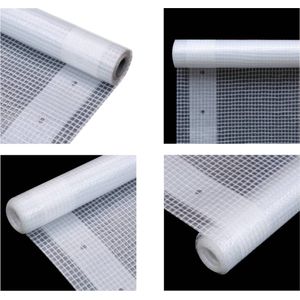 vidaXL Leno dekzeil 260 g/m² 3x6 m wit - Afdekzeil - Afdekzeilen - Zeildoek - Zeildoeken