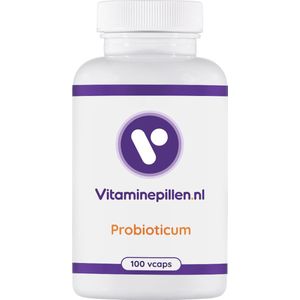Vitaminepillen.nl | Lactobacillus Plus / Probioticum | Vcaps | 100 stuks | Gratis verzending | Maagzuurresistente capsules | Hoge concentratie bacteriën | Vegan friendly
