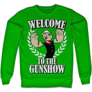 Popeye Welcome To The Gunshow Sweatshirt Green-S