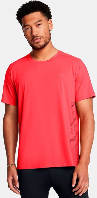 Under Armour - Ua Launch Elite Graphic Ss - Sportshirt - Rood