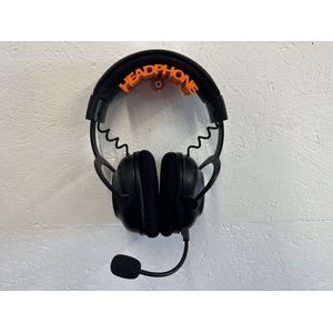 Hoofdtelefoon houder - muurbevestiging - wandbevestiging - Oranje