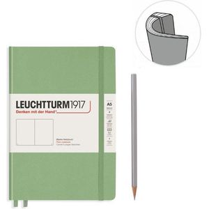 Leuchtturm notitieboek soft medium pastel groen blanco