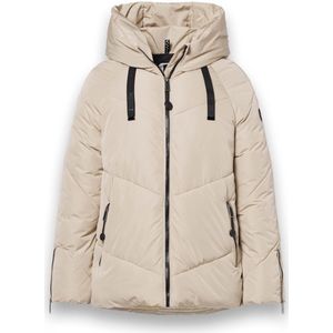 District - BANFF - Damesjas - Dark Sand - Waterafstotend Pufferjack