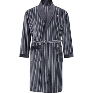 Jan Vanderstorm herren Badjas - 76/78 - grijs