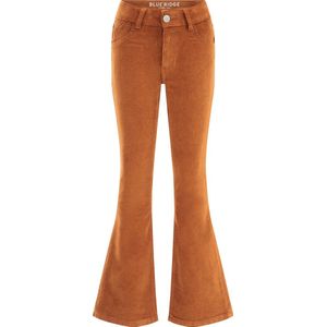 WE Fashion Meisjes corduroy flared broek met dessin