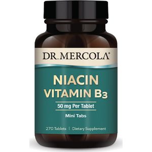 Dr. Mercola - Niacin - Vitamin B3 - 50 mg - 270 tabletten