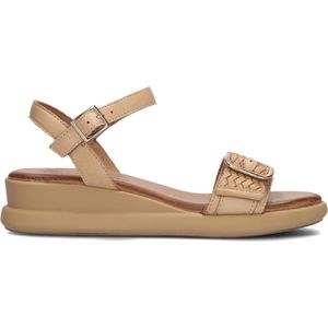 Lina Locchi - Geweven Leren Sandalen - Bruin - Dames