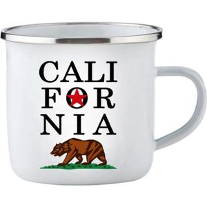 Emaille Mok California Beer Logo