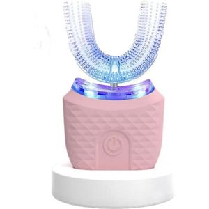 Smartbrush Tanden - U-Vormige Tandenborstel - Smart Brush Tanden - Automatische Elektrische Tandenborstel - Tanden Bleken en Reinigen - Handsfree - UV Blauw Licht - 360° - 4 Standen - Waterbestendig - Teeth Whitening