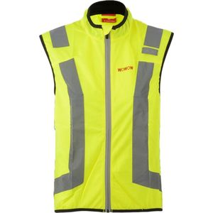 Wowow Flandrien  Fietsjas - Maat S  - Unisex - geel/zilver/zwart