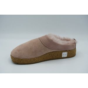 Haflinger - Grizzly - Pantoffel - Rosenholz - 100% Schapenleer