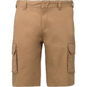 Kariban Herenbermuda met diverse zakken K754 - Camel - 56 NL (50 FR)